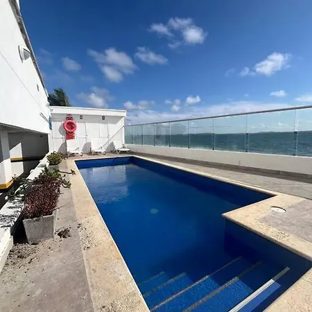 Charming Beachfront Apt With Sea View & Pool * Cartagena